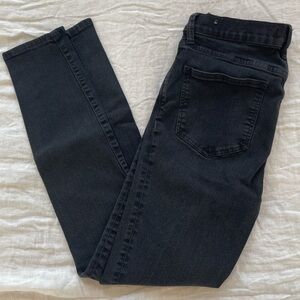 Madewell Roadtripper Black Skinny Jeans Size 28